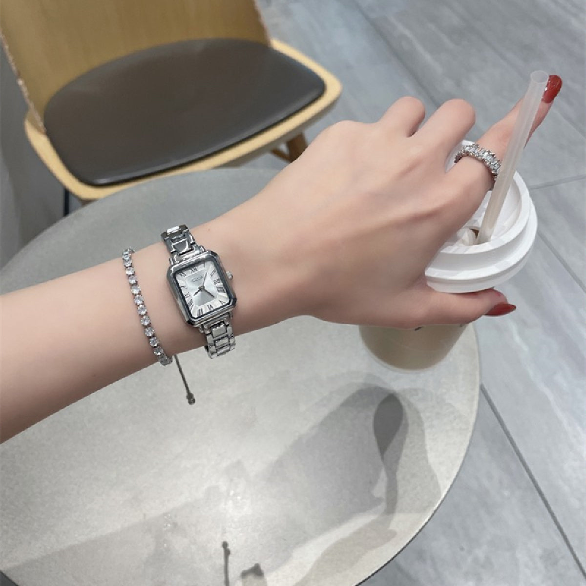 CILOA0690 Clock Bracelet Wrist Watch Quartz Women Fashion Ladies Brand Luxury