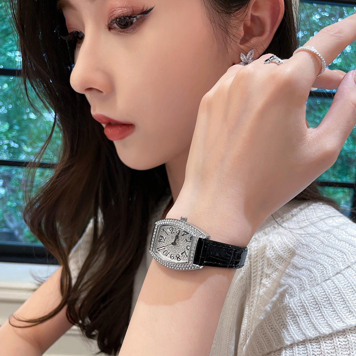 CILOA5878 Clock Bracelet Wrist Watch Quartz Women Fashion Ladies Brand Luxury