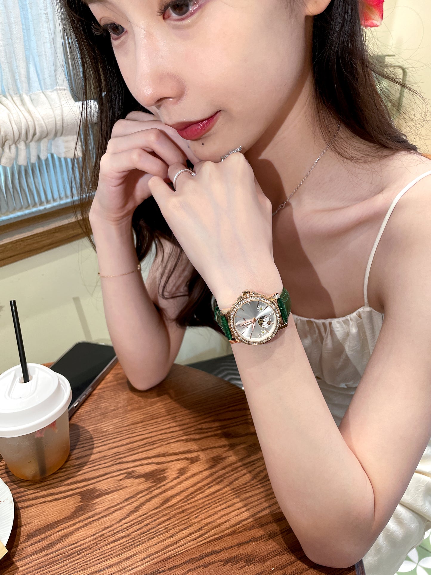 NASIR80068 Clock Bracelet Wrist Watch Mechanical Women Fashion Ladies Brand Luxury